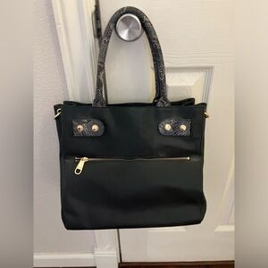 Badgley Mischka Leather Tote Bag